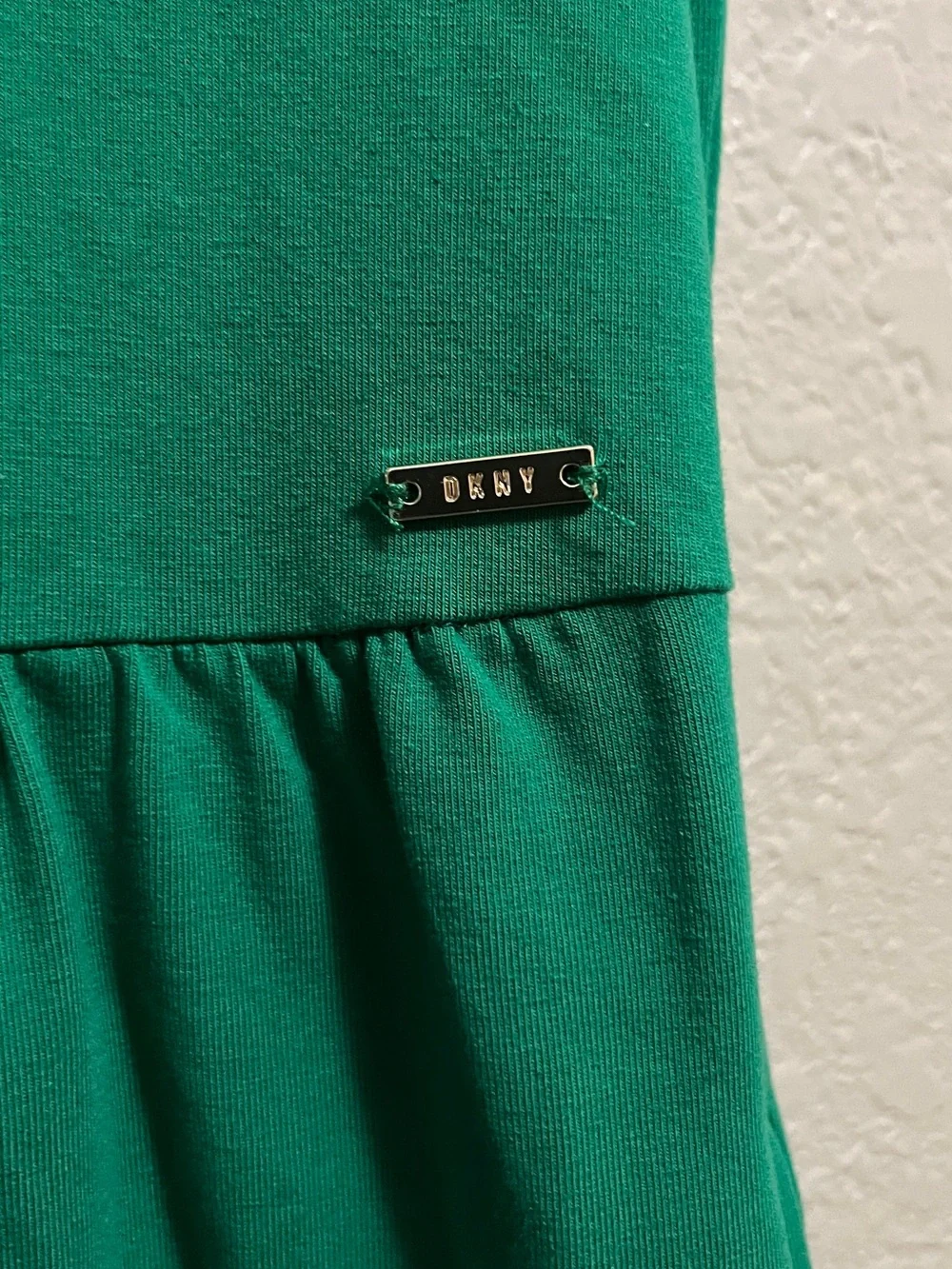 NWOT DKNY Maxi Dress Womens Sz Small Green V neck - Picture 5 of 5